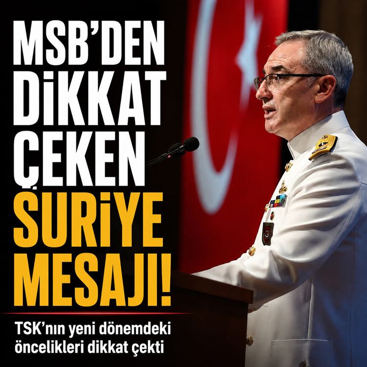 MSB’den Suriye mesajı: Türkiye desteğini sürdürecek