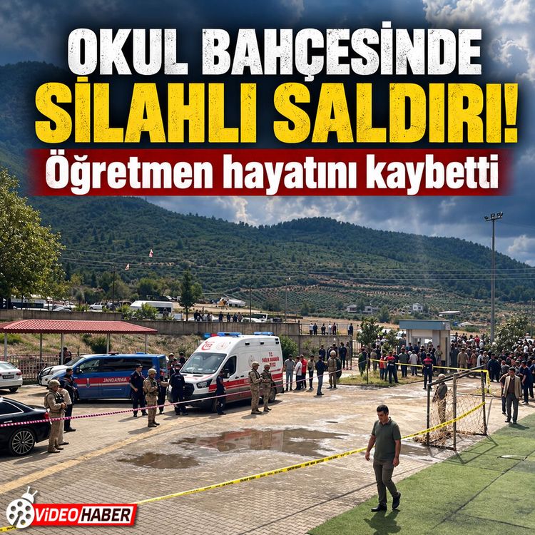 Osmaniye’de öğretmen okul bahçesinde öldürüldü