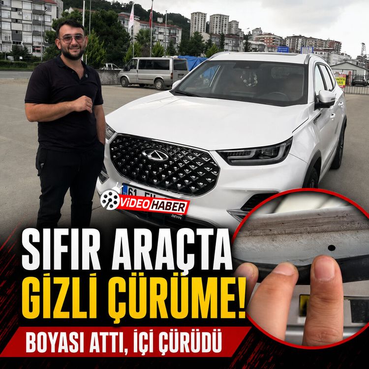 Sıfır araçta gizli çürüme! Boyası attı, içi çürüdü: Yetkili servis boyadı, genel merkez değişimi reddetti