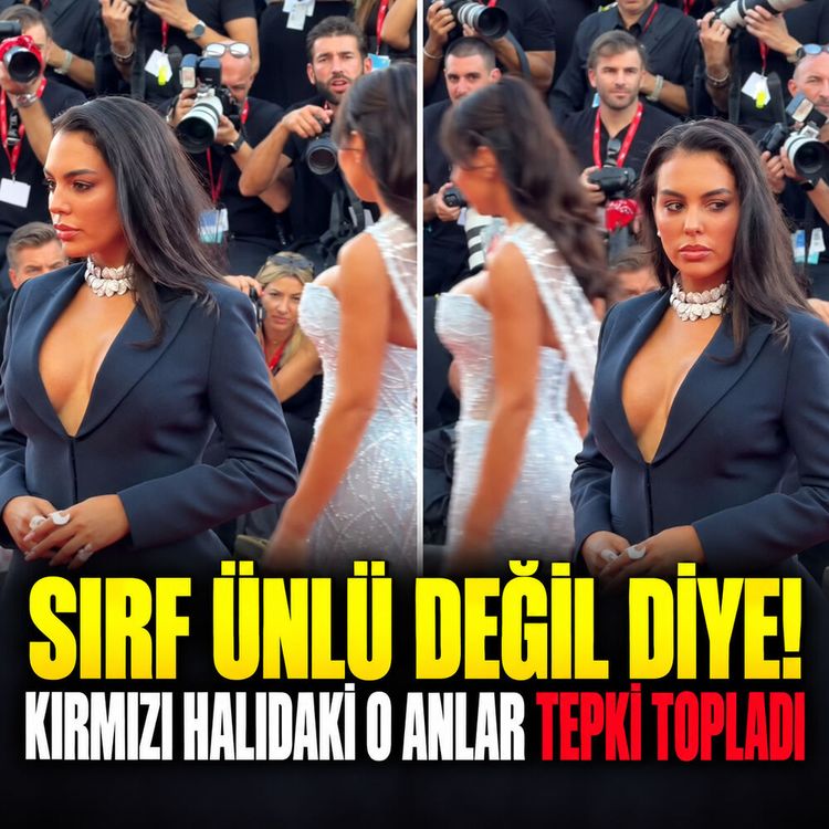 "Sırf ünlü değil diye": Kırmızı halıda yaşanan o anlar tepki topladı