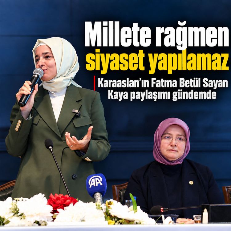 Millete rağmen siyaset yapılamaz: Karaaslan’ın sosyal medya paylaşımı gündemde!