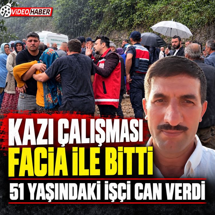 Trabzon’da toprak kayması: 1 işçi hayatını kaybetti