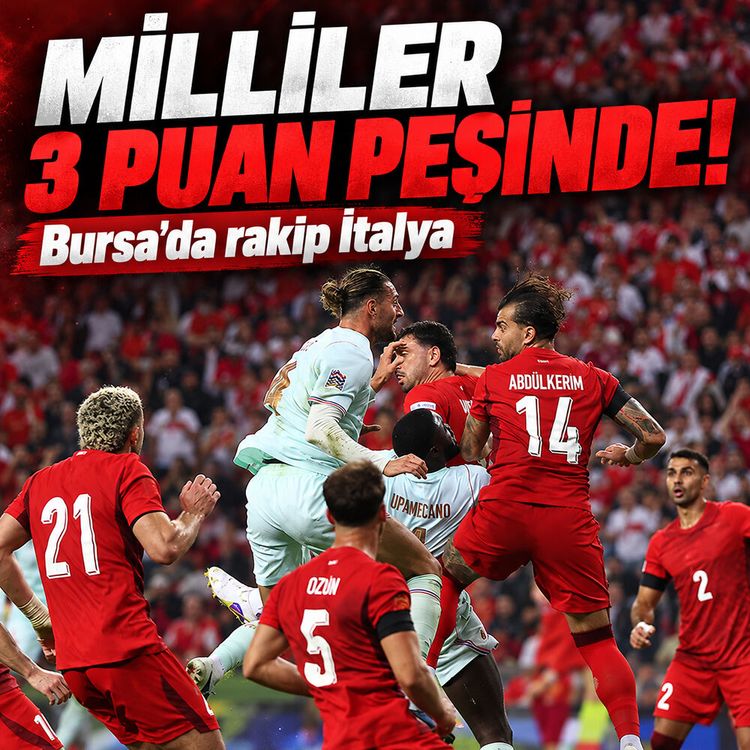 Türkiye İtalya karşısında 3 puan peşinde