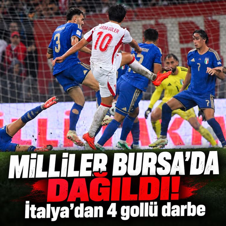 Türkiye İtalya’ya 4-1 mağlup oldu