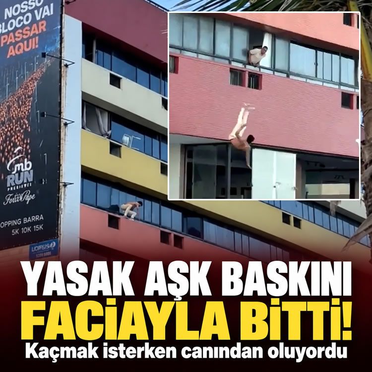 Yasak aşk baskını faciayla bitti! Kaçmak isterken canından oluyordu