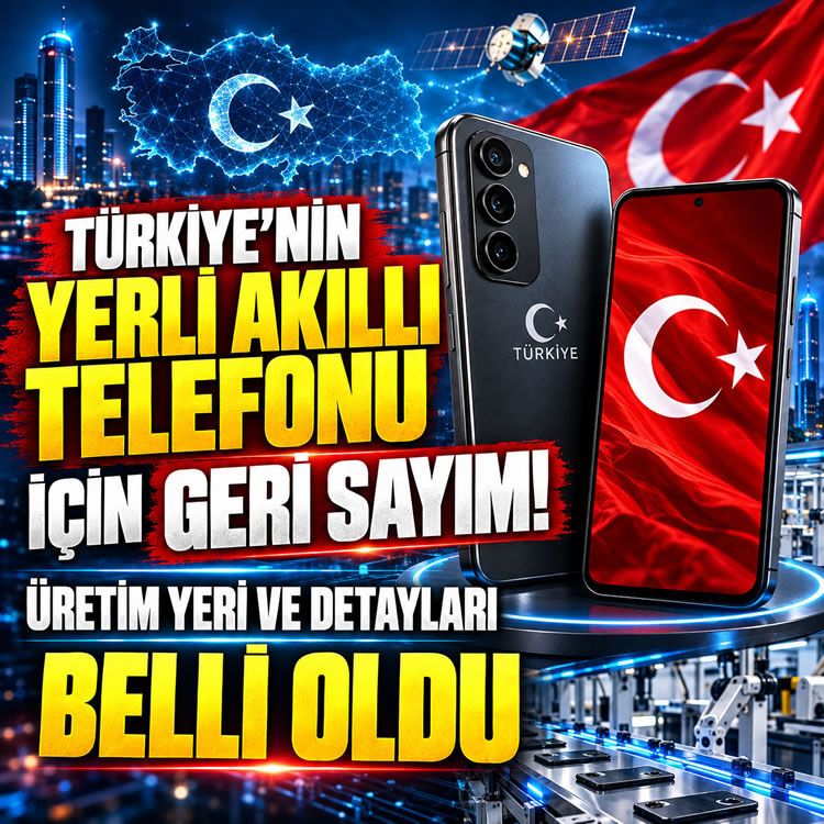 Türkiye'nin yerli akıllı telefonu için geri sayım! Üretim yeri ve detayları belli oldu