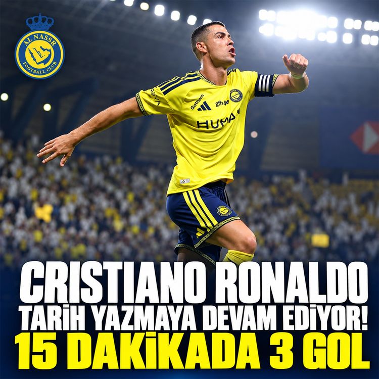 40 yaşını geçti ama durmuyor! Ronaldo'dan müthiş hat-trick