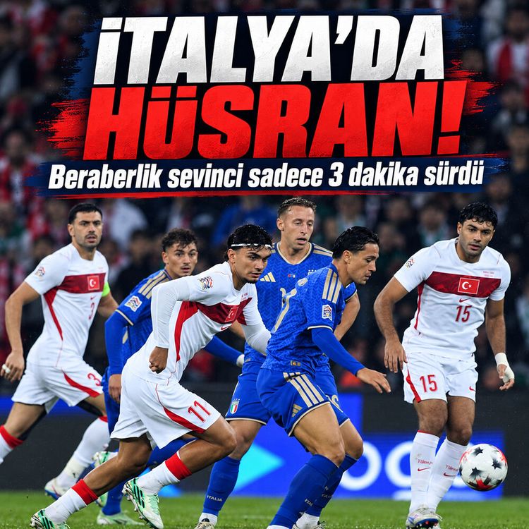 A Milli Takım İtalya’ya 3-1 mağlup oldu