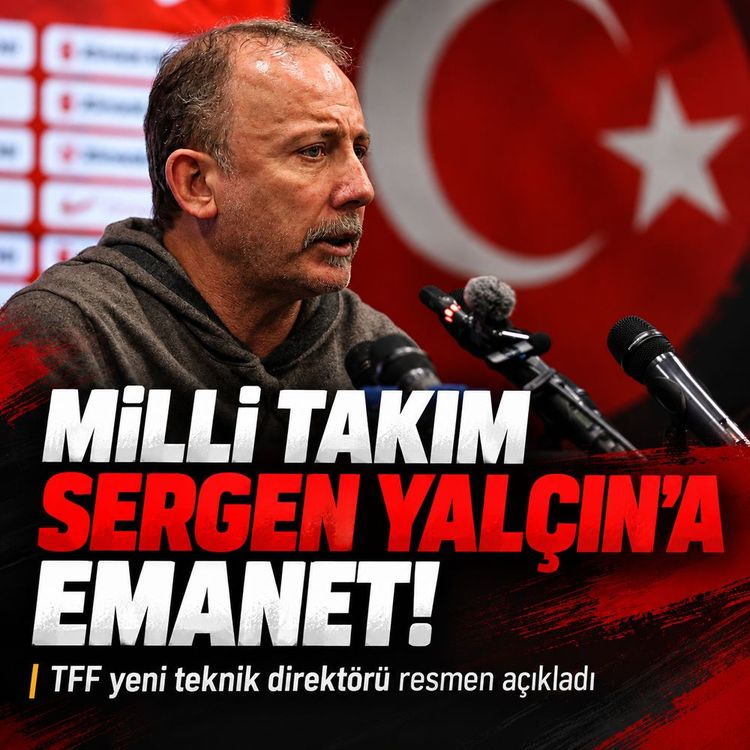 A Milli Takım’da Sergen Yalçın dönemi başladı