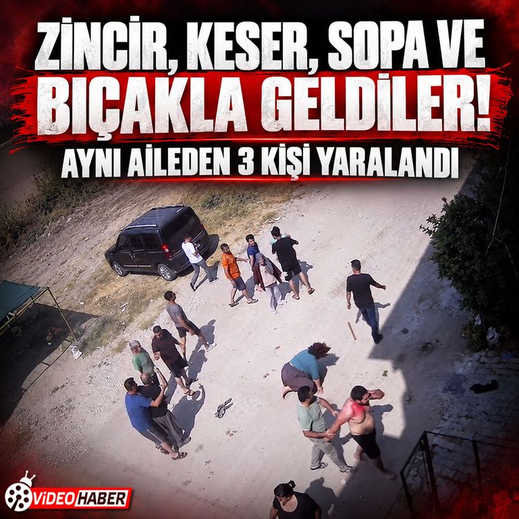 Adana’da gürültü tartışması zincirli keserli kavgaya dönüştü