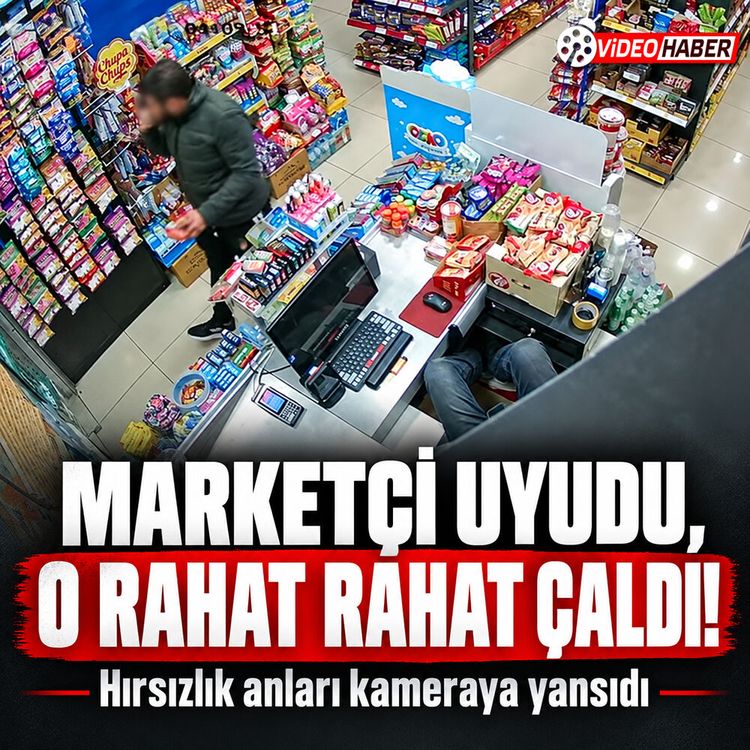 Aksaray’da kasada uyuyan marketçiyi fırsat bildi, marketi soydu