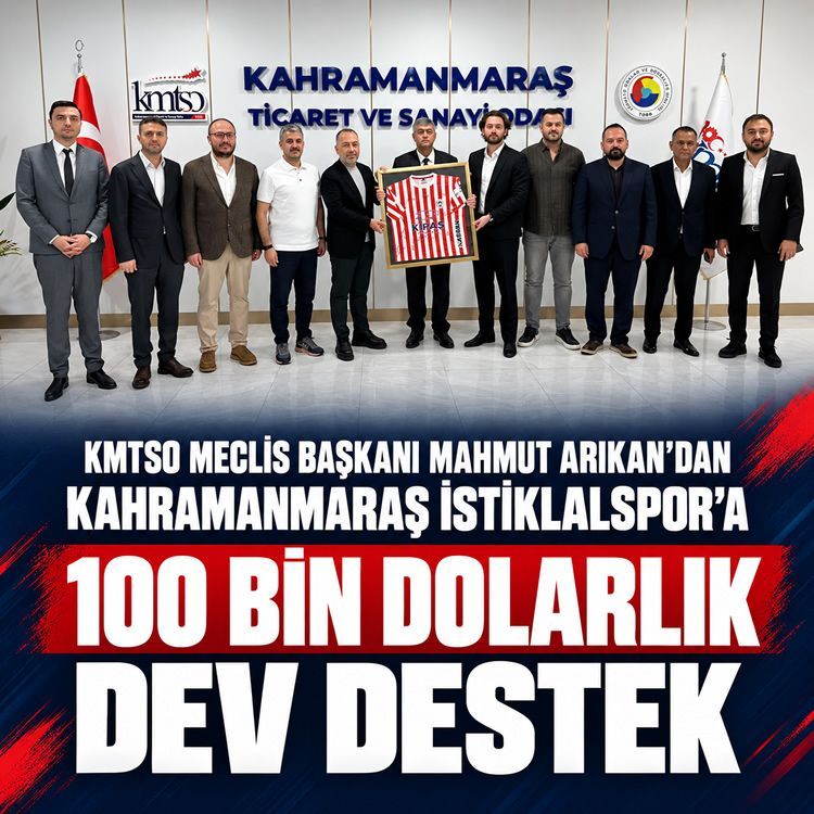 Kahramanmaraş futboluna 'Dev' katkı: Mahmut Arıkan’dan İstiklalspor’a 100 bin dolar