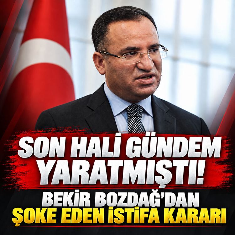 Bekir Bozdağ TBMM Başkanvekilliğinden istifa etti