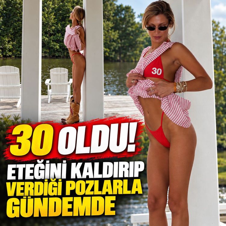 Bella Hadid 30. yaşını bikinili pozlarla kutladı