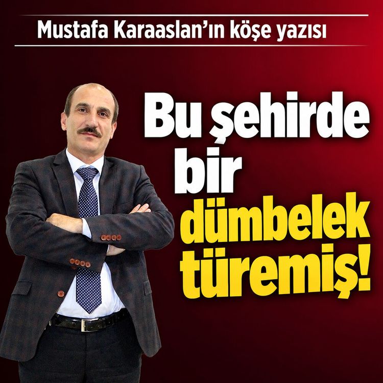 Bu şehirde bir dümbelek türemiş!