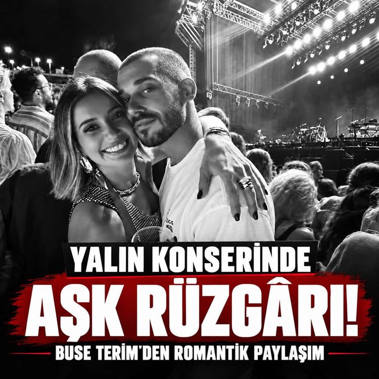 Buse Terim ve Batu Son, Yalın konserinde aşka geldi!