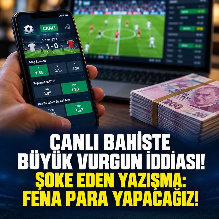 Canlı bahiste 7 saniyelik vurgun! Mesajlar ortaya çıktı