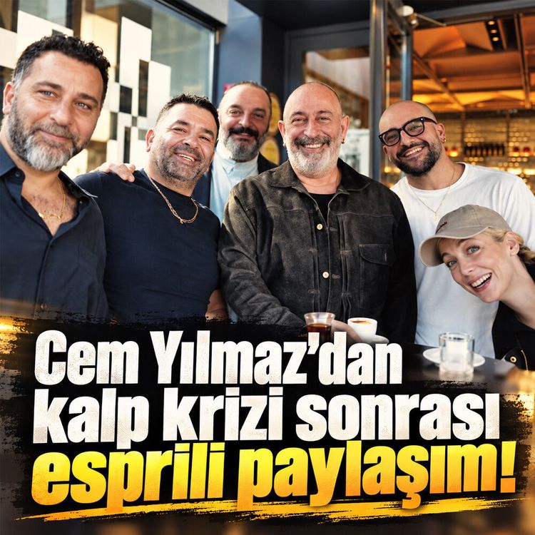Cem Yılmaz'dan kalp krizi sonrası esprili paylaşım!