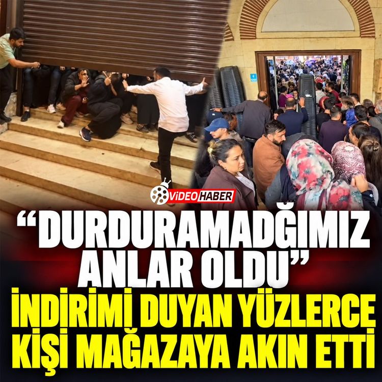 "Durduramadığımız anlar oldu": İndirimi duyan yüzlerce kişi mağazaya akın etti
