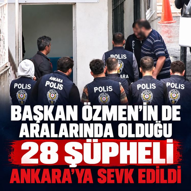 Eyüpsultan operasyonunda 28 şüpheli Ankara’ya gönderild