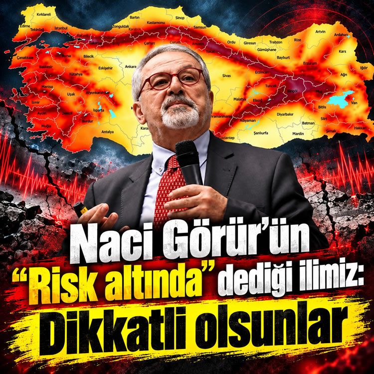 Deprem Uzmanı Prof. Dr. Naci Görür'den kritik uyarı: "O ilimiz risk altında, dikkatli olsunlar"