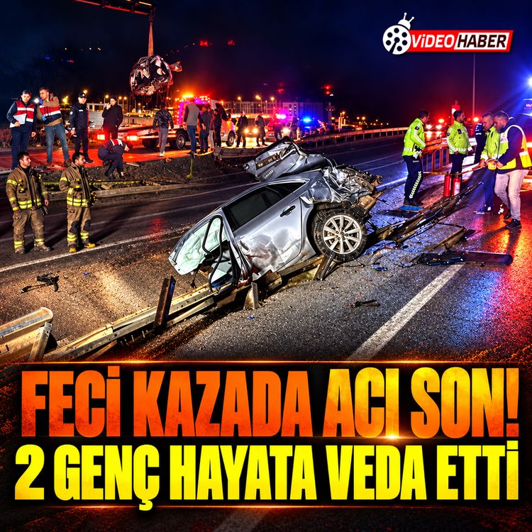 Feci kazada acı son! 2 genç hayata veda etti