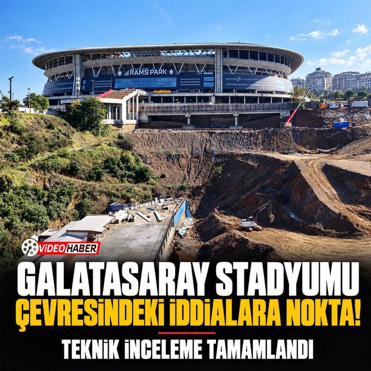 Galatasaray stadyumu çevresindeki iddialara nokta: Teknik inceleme tamamlandı