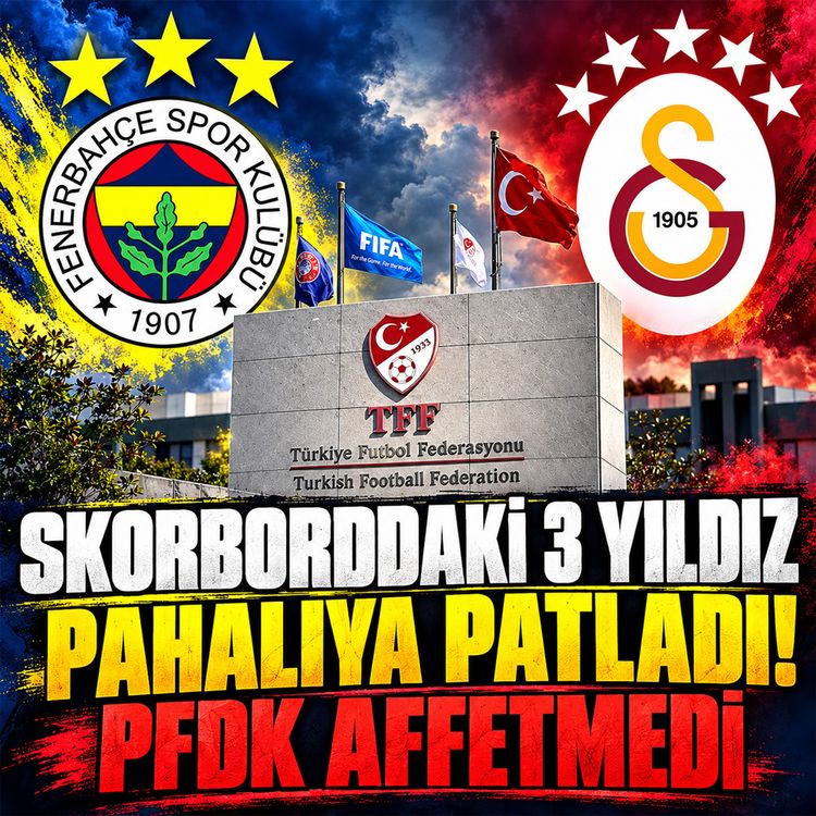 Galatasaray'a Fenerbahçe logosu nedeniyle rekor ceza!