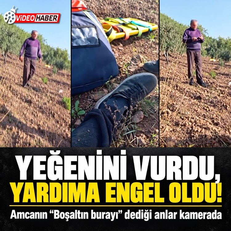 Gaziantep’te amca yeğenini vurdu, yardımı engelledi