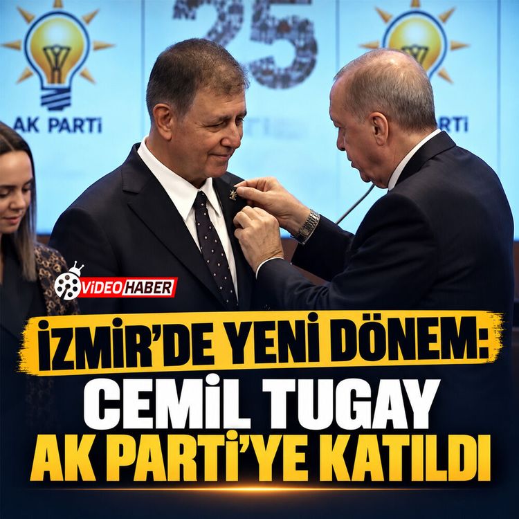 İzmir’de yeni dönem: Cemil Tugay AK Parti'ye katıldı