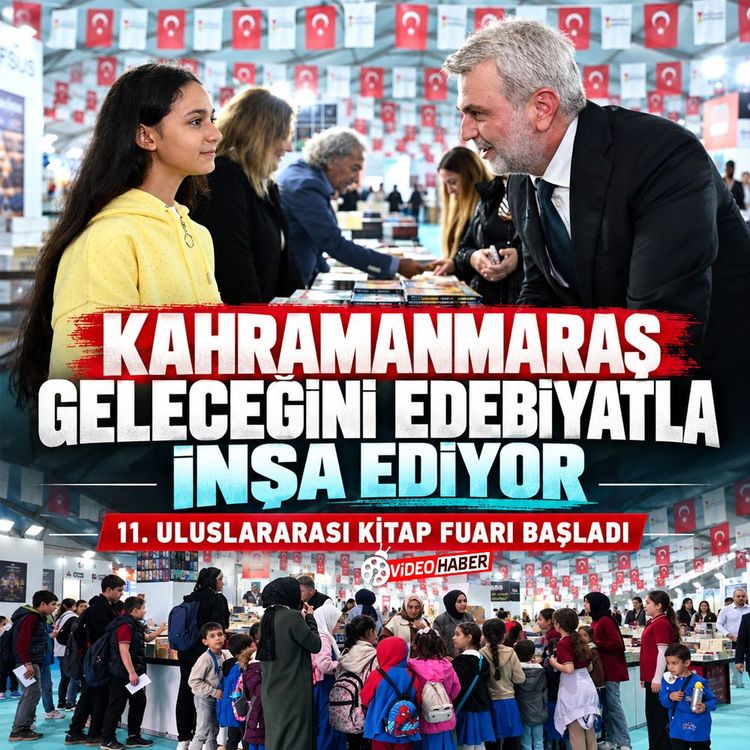Kahramanmaraş geleceğini Edebiyatla inşa ediyor: 11. Uluslararası kitap fuarı başladı