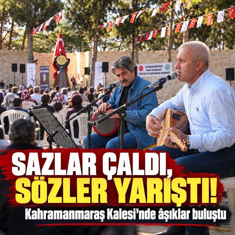 Kahramanmaraş Kalesi’nde âşıklar atışması düzenlendi