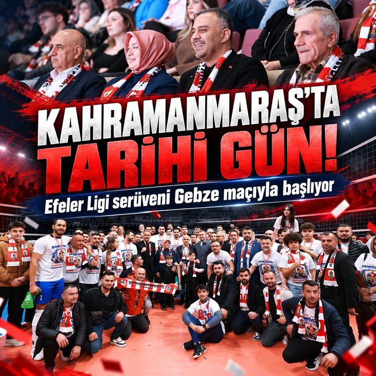 Kahramanmaraş’ta erkek voleybolda 37 yıl sonra en üst lig heyecanı