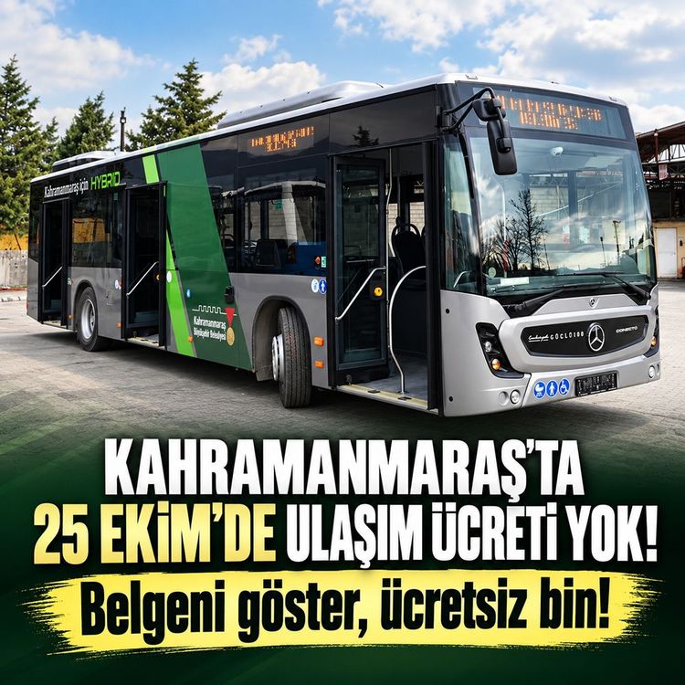 Kahramanmaraş’ta KPSS adaylarına ücretsiz ulaşım müjdesi