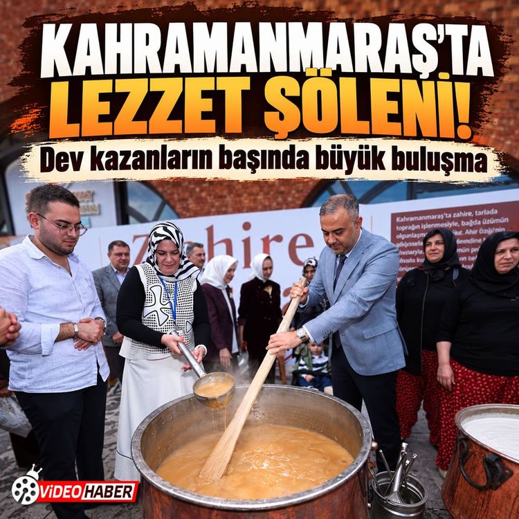 Kahramanmaraş'ta lezzet şöleni! Dev kazanların başında büyük buluşma