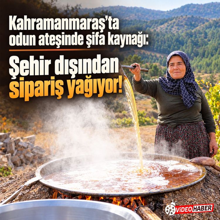Kahramanmaraş’ta odun ateşinde şifa kaynağı: Şehir dışından sipariş yağıyor!