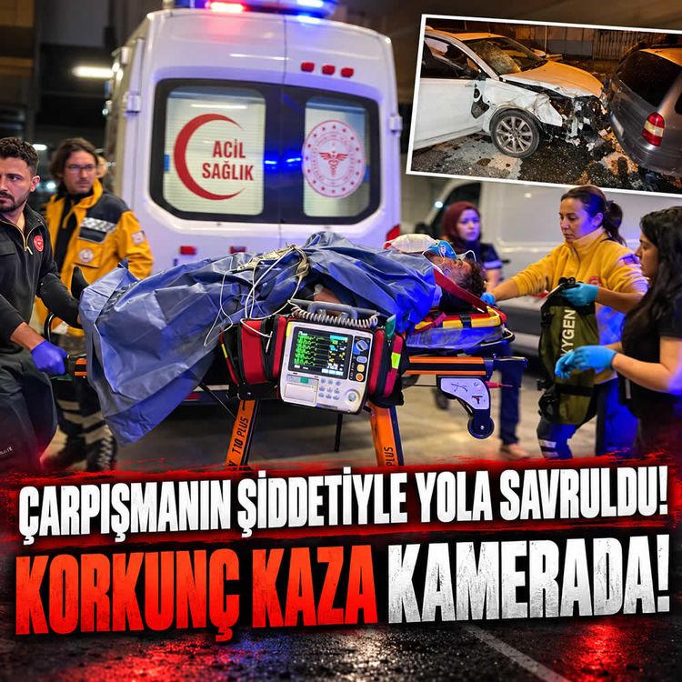 Karaman’da kavşakta feci kaza: 2’si ağır 3 yaralı