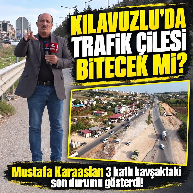 Kılavuzlu’da trafik çilesi! Karaaslan yerinde inceledi