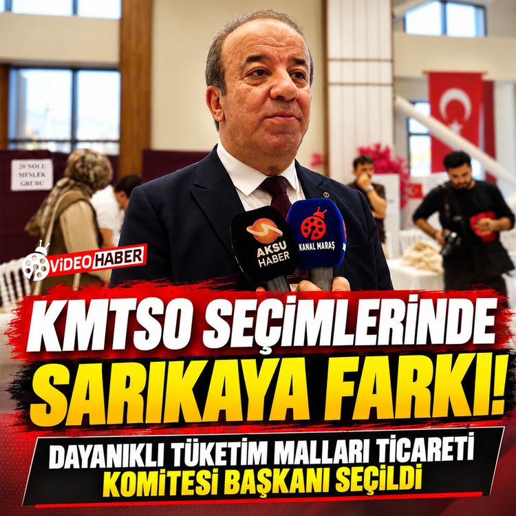 KMTSO seçimlerinde Sarıkaya farkı! Dayanıklı Tüketim Malları Ticareti Komitesi Başkanı seçildi