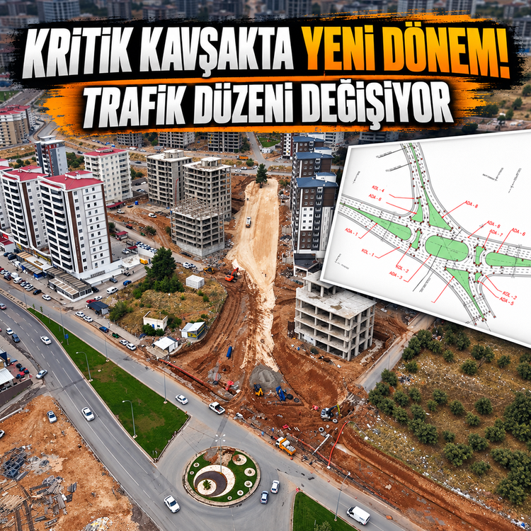 Kritik kavşakta yeni dönem! Trafik düzeni değişiyor