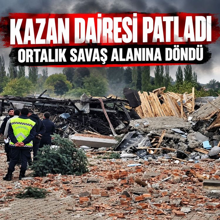 Kütahya Emet’te kazan dairesinde patlama: Bina hasar gördü