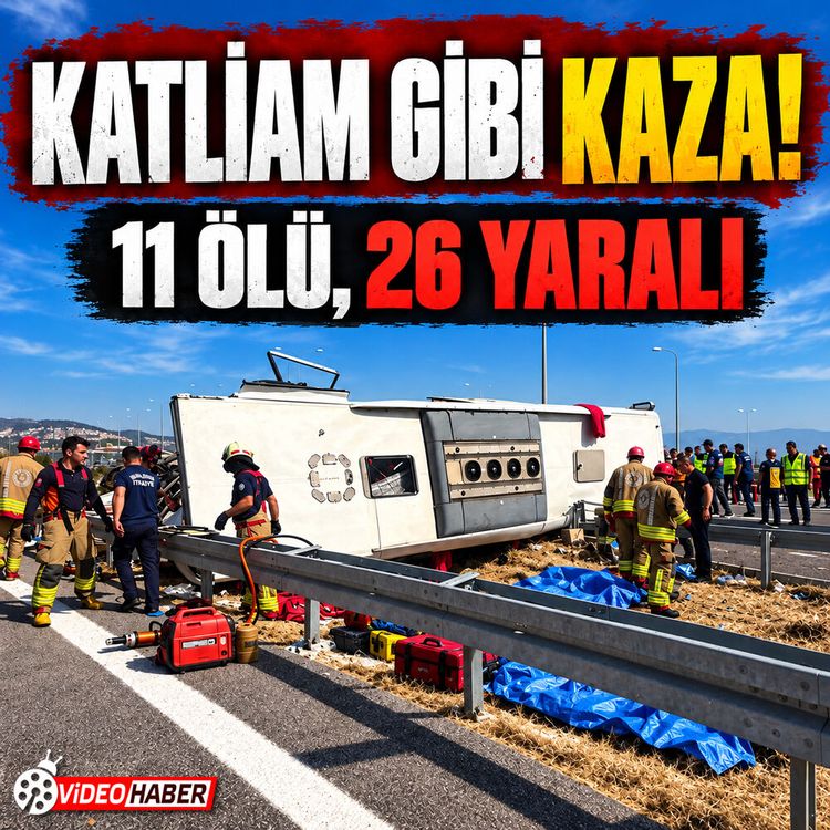 Manisa’da yolcu otobüsü ile tır çarpıştı: 11 ölü, 26 yaralı