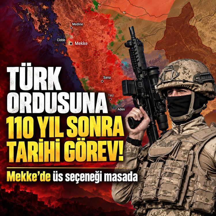Türk ordusuna 110 yıl sonra tarihi görev: Mekke duvarı yeniden yükseliyor...