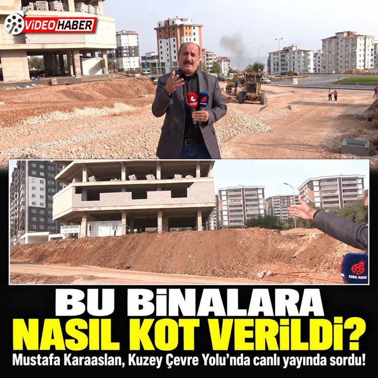 Mustafa Karaaslan canlı yayında sordu: Bu yol neden yükseltildi?