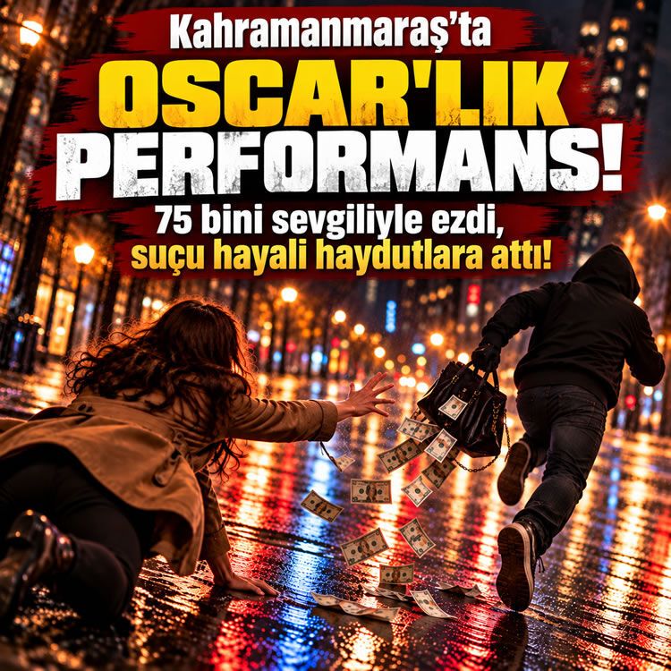 Kahramanmaraş’ta Oscar'lık performans: 75 bini sevgiliyle ezdi, suçu hayali haydutlara attı!