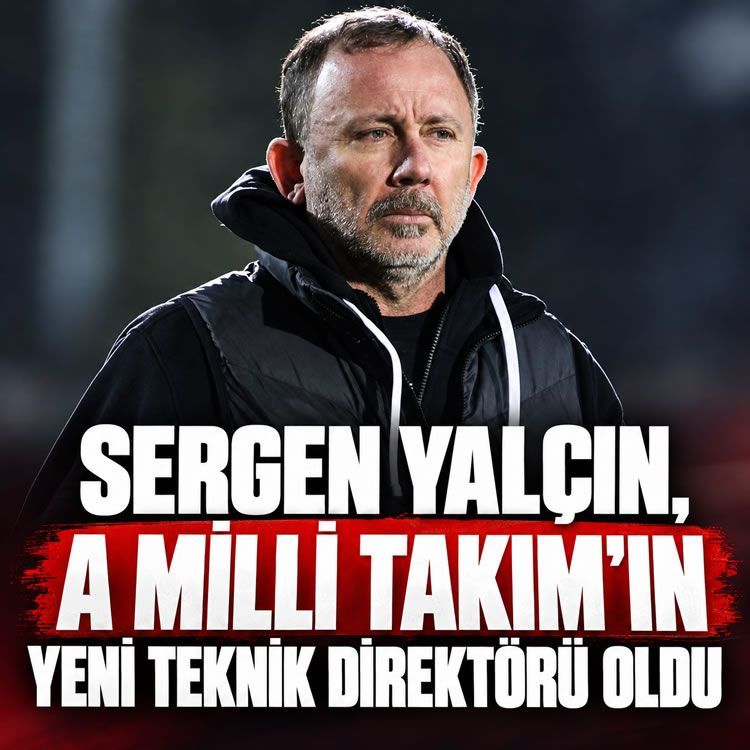 TFF’de ibre Sergen Yalçın’a dDöndü: A Milli Takım’da yeni dönem başlıyor