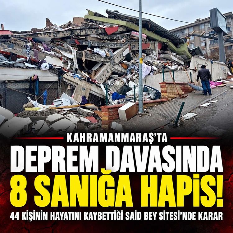 Said Bey Sitesi davasında karar! 8 sanığa hapis cezası