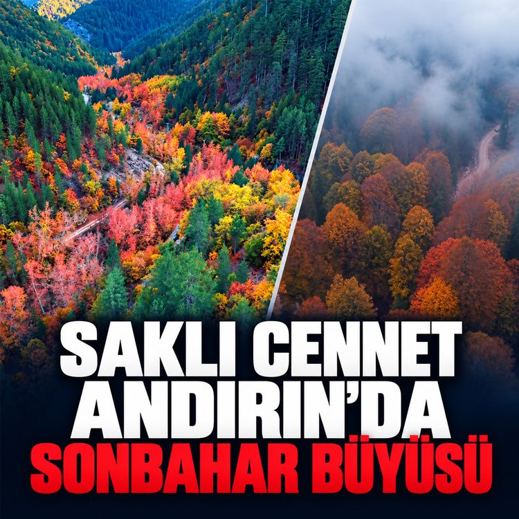 Saklı cennet Andırın’da sonbahar büyüsü