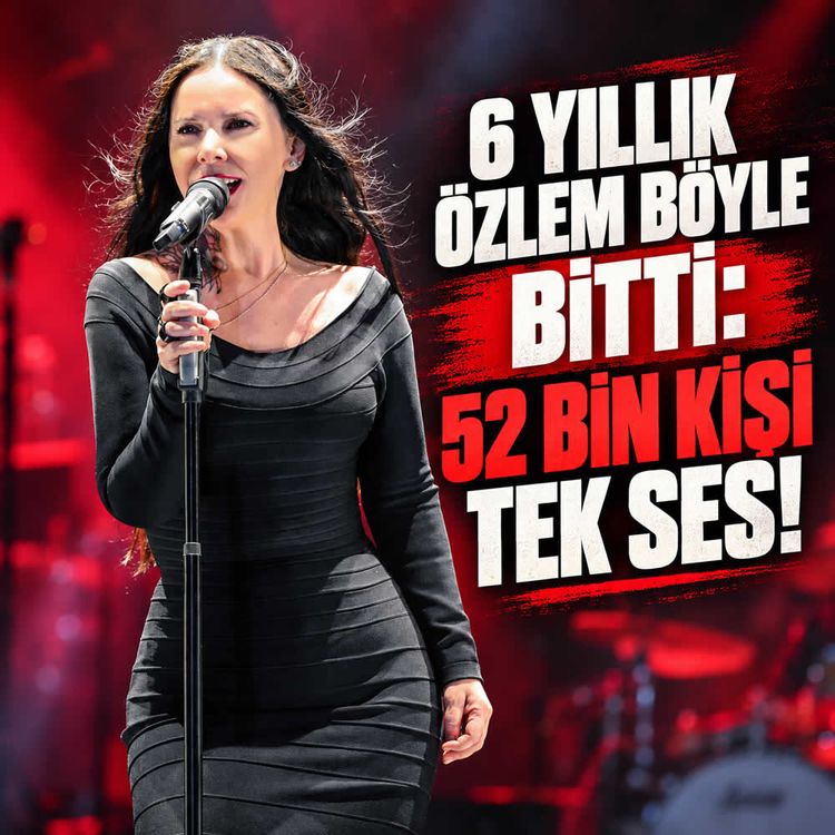 Şebnem Ferah 6 yıl sonra Ankara’da 52 bin kişiyle buluştu