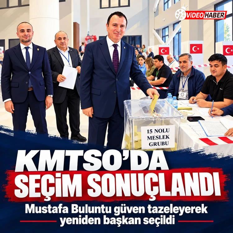 KMTSO’da seçim sonuçlandı: Mustafa Buluntu güven tazeleyerek yeniden başkan seçildi!